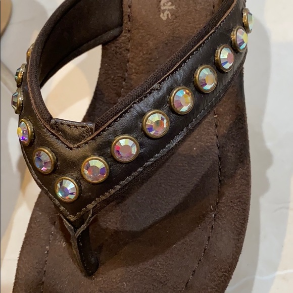 *Gorgeous* Cowgirl Jewels Swarovski crystal wedge - Picture 2 of 6
